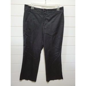 Banana Republic the Harrison women size 8 black dress pants stretch back pockets